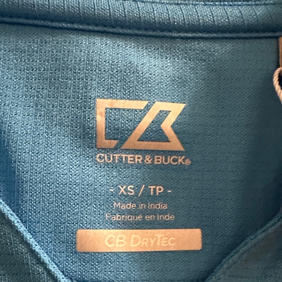Cutter & Buck Teal Polo Shirt - Picture 2 of 4